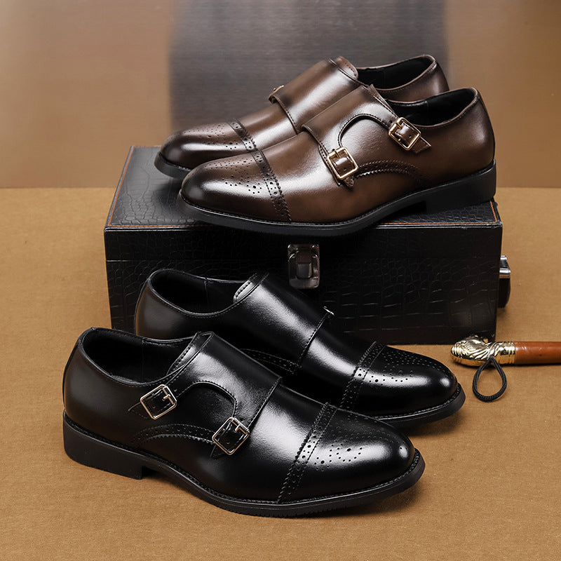 Leather British Style Business Formal Shoes